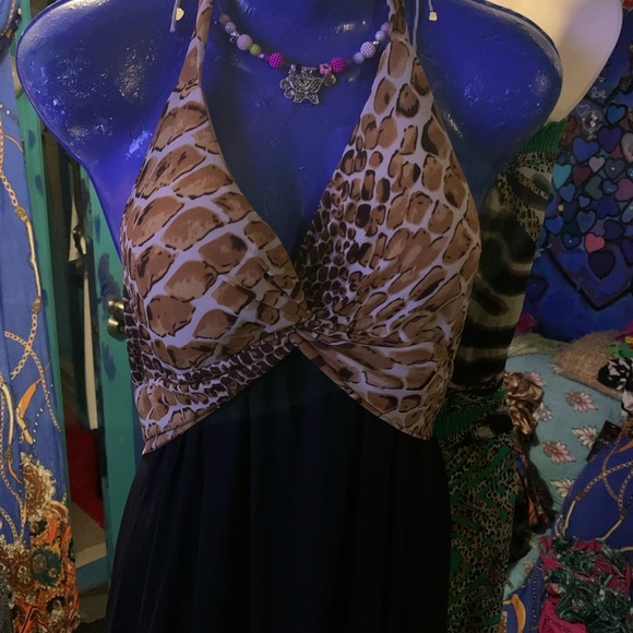 Halter Style, Long, Summer Dress or Cover-up - Picture 2 of 6